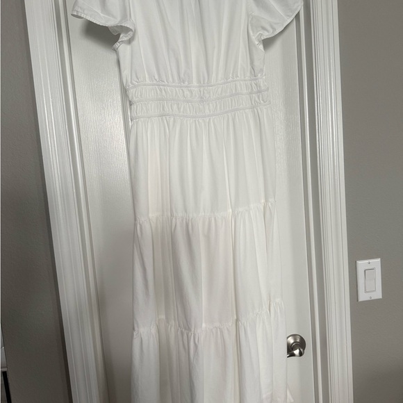 Marea Annabelle White Midi Dress size medium EUC - Picture 2 of 6